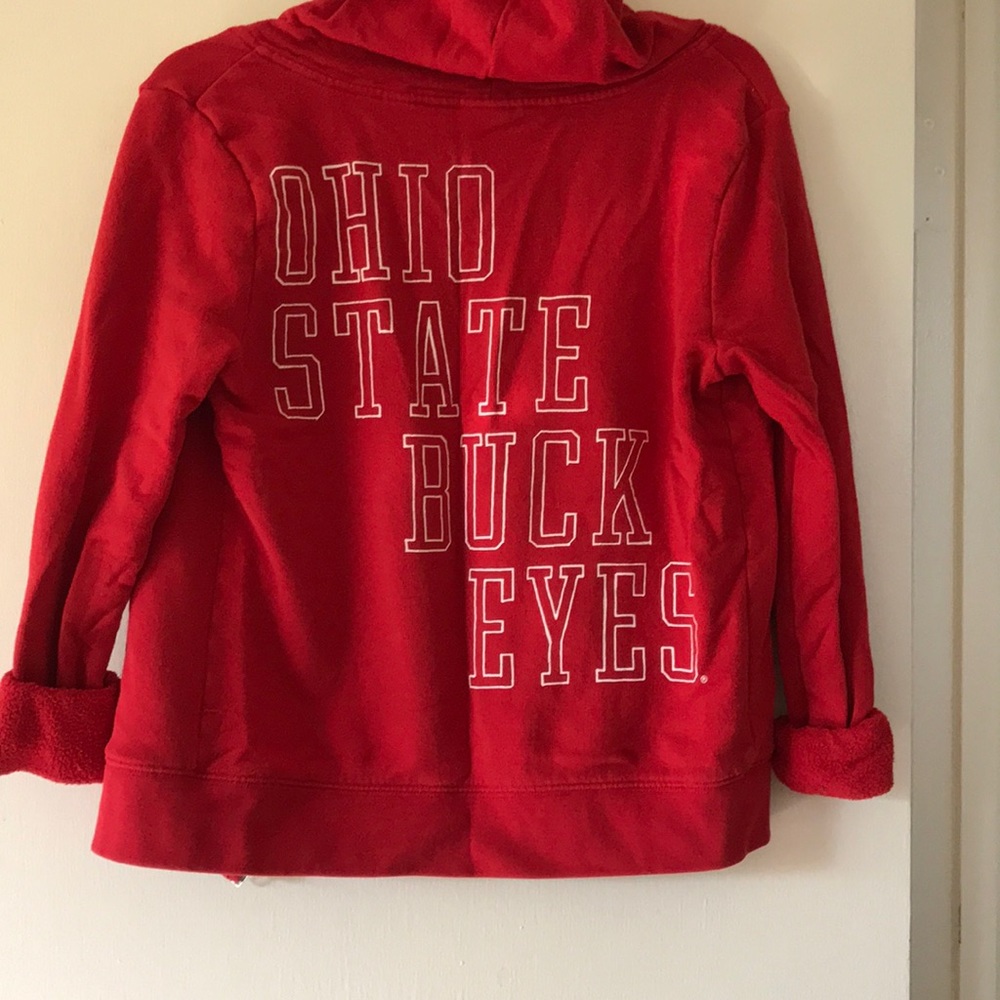 VS Pink! OSU zip up sweatshirt.